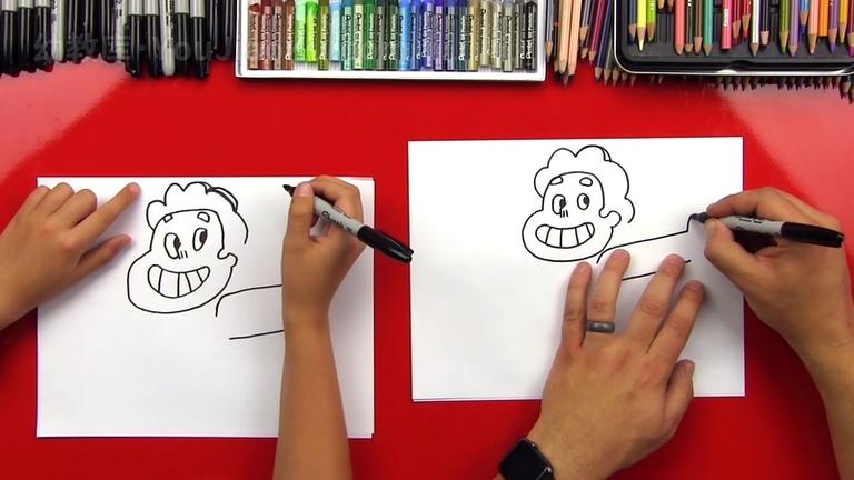 [图片2]-艺术类动画《孩子的艺术中心 Art for kids Hub：How To Draw People》全27集 英语英字 1080P/MP4/4.65G 动画片孩子的艺术中心全集下载插图-幼教社 - 专业的幼儿早教资料下载基地