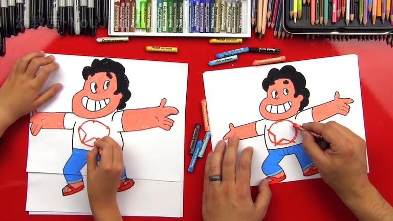 [图片5]-艺术类动画《孩子的艺术中心 Art for kids Hub：How To Draw People》全27集 英语英字 1080P/MP4/4.65G 动画片孩子的艺术中心全集下载插图-幼教社 - 专业的幼儿早教资料下载基地