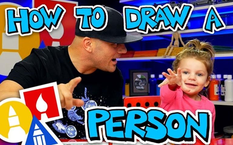 艺术类动画《孩子的艺术中心 Art for kids Hub：How To Draw People》全27集 英语英字 1080P/MP4/4.65G 动画片孩子的艺术中心全集下载