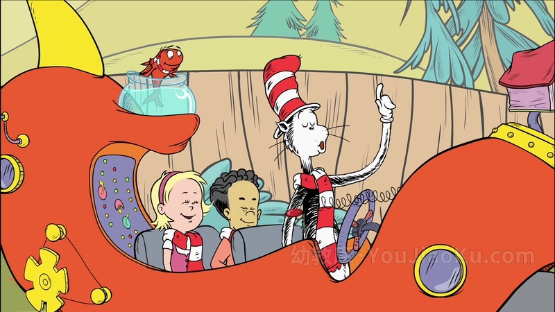 [图片3]-搞笑冒险动画《万事通戴帽子的猫 The Cat in the Hat Knows a Lot About That》第一季全80集 英语英字 720P/MP4/20.40G 动画片万事通戴帽子的猫全集下载插图-幼教社 - 专业的幼儿早教资料下载基地