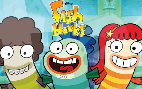 搞笑冒险动画《鱼乐圈  Fish Hooks》第二季全41集 英语英字 1080P/MP4/8.59G 动画片鱼乐圈全集下载