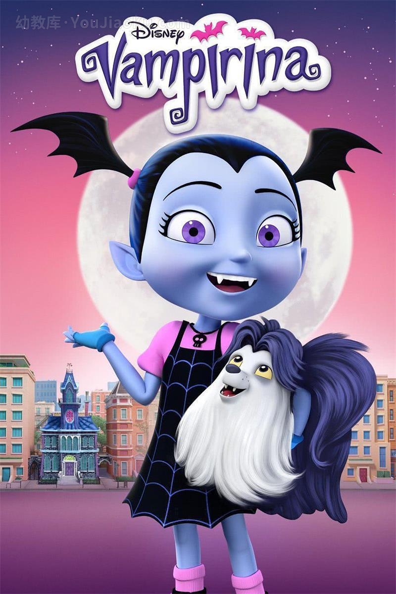 [图片1]-冒险动画片《可爱尖牙小娜娜 Vampirina》第一季全25集 英语英字 1080P/MP4/10.50G 动画片可爱尖牙小娜娜全集下载插图-幼教社 - 专业的幼儿早教资料下载基地