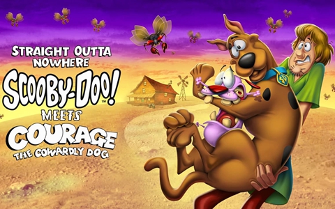 冒险动画电影《史酷比：勇敢面对 Straight Outta Nowhere: Scooby-Doo! Meets Courage the Cowardly Dog》全1集 英语英字 1080P/MP4/1.49G 动画片史酷比：勇敢面对全集下载