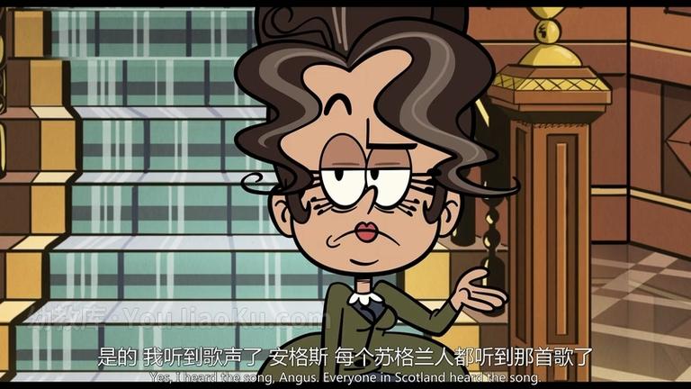 [图片4]-搞笑冒险动画电影《喧闹一家亲：苏格兰大冒险 The Loud House》全1集 英语中英双字 1080P/MP4/1.61G 动画片喧闹一家亲：苏格兰大冒险全集下载插图-幼教社 - 专业的幼儿早教资料下载基地