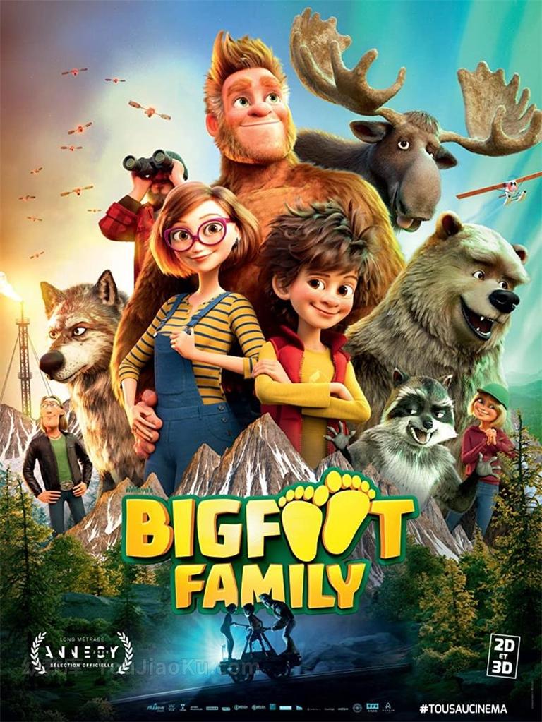 [图片1]-比利时英语动画电影《大脚丫家族 Bigfoot Family》全1集 英语英字 1080P/MP4/2.04G 动画片大脚丫家族全集下载插图-幼教社 - 专业的幼儿早教资料下载基地