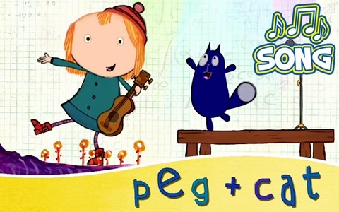 儿童益智动画片《佩格和小猫 Peg+Cat》全80集 国语版 1080P/MP4/20.7G 动画片佩格和小猫全集下载