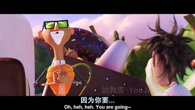 [图片5]-美国动画电影《天降美食2：剩饭的复仇 Cloudy with a Chance of Meatballs 2009》英语中英双字 720P/MP4/1.7G 动画片下载插图-幼教社 - 专业的幼儿早教资料下载基地