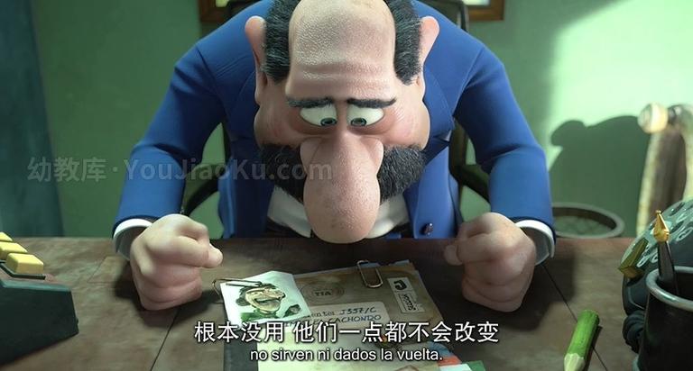 [图片4]-西班牙动画电影《傻瓜特工大冒险 Mortadelo y Filemón contra Jimmy el Cachondo 2014》西班牙语中西双字 720P/MKV/1.4G 西班牙儿童动画片下载插图-幼教社 - 专业的幼儿早教资料下载基地