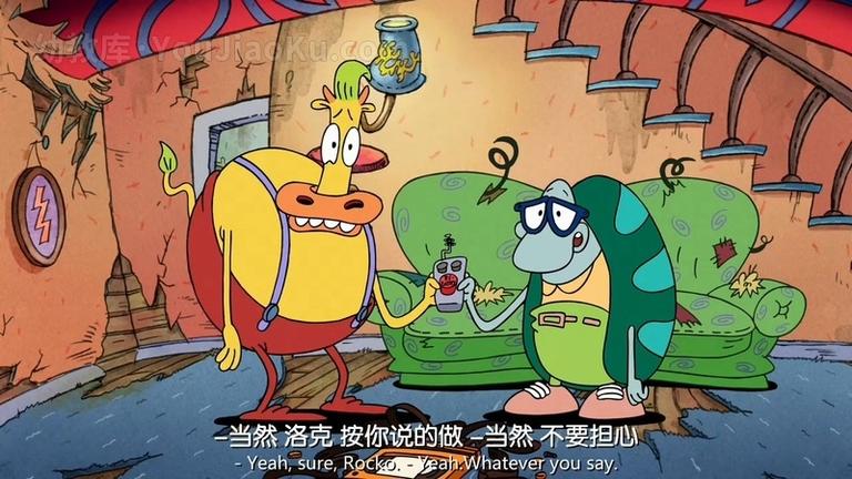 [图片2]-美国动画电影《洛可的摩登生活：静电吸附 Rocko’s Modern Life: Static Cling 2019》英语中英双字 720P/MP4/962M 动画片洛可的摩登生活下载插图-幼教社 - 专业的幼儿早教资料下载基地