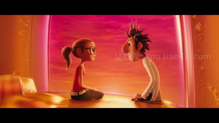 [图片4]-美国动画电影《天降美食 Cloudy with a Chance of Meatballs 2009》英语中英双字 720P/MP4/1.4G 动画片下载插图-幼教社 - 专业的幼儿早教资料下载基地