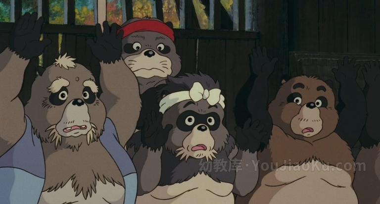 [图片5]-宫崎骏动画片《百变狸猫   Pom Poko 1994》国日粤英四语中字 720P/MKV/3.6G 宫崎骏动画全集下载插图-幼教社 - 专业的幼儿早教资料下载基地