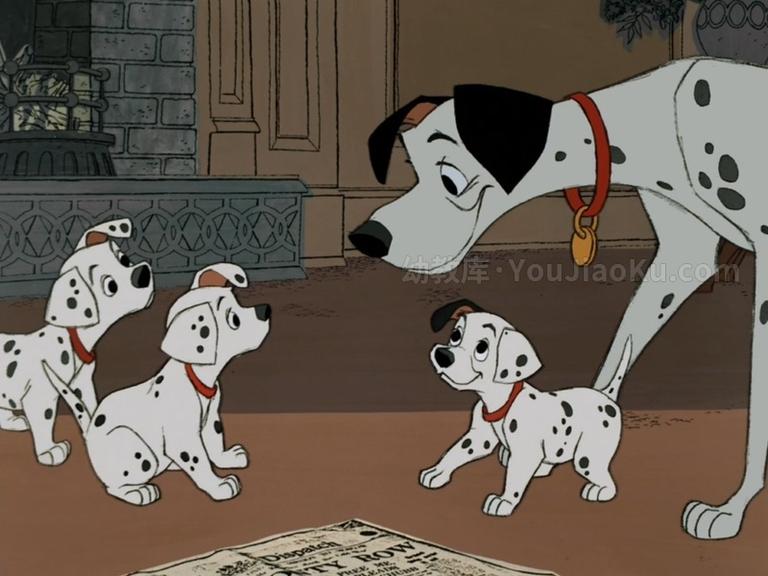 [图片4]-迪士尼动画片《101斑点狗 101 Dalmatians 1961》英语中字 高清/MP4/863M 迪士尼动画片全集下载插图-幼教社 - 专业的幼儿早教资料下载基地