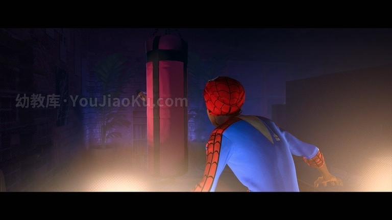 [图片4]-美国动画电影《蜘蛛侠：平行宇宙（加长版） Spider-Man: Into the Spider Verse 2018》英语中英双字 1080P/MP4/2.61G 动画片下载插图-幼教社 - 专业的幼儿早教资料下载基地