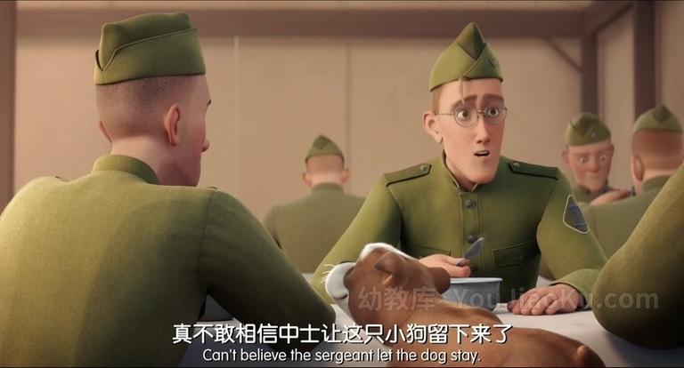 [图片3]-动画电影《斯塔比中士：一个美国英雄 Sgt. Stubby: An American Hero》中英双语 1080P/MP4/1.73G 动画电影斯塔比中士：一个美国英雄下载插图-幼教社 - 专业的幼儿早教资料下载基地