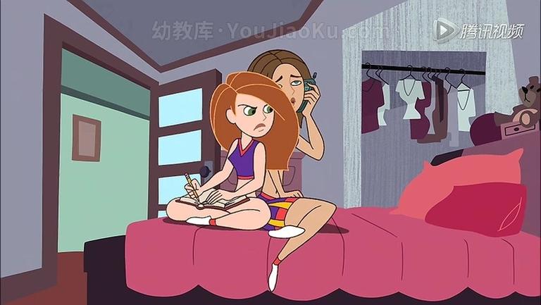 [图片2]-儿童益智动画片《麻辣女孩 Kim Possible》第三季全13集 中文版13集+英文版13集 高清/MP4/2.4G 动画片麻辣女孩全集下载插图-幼教社 - 专业的幼儿早教资料下载基地