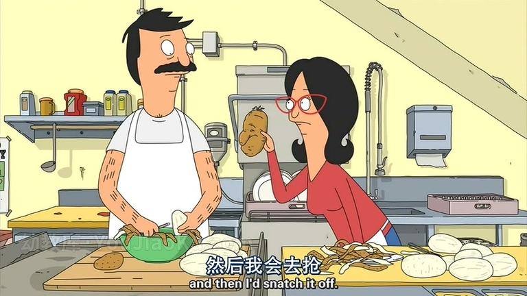 [图片1]-美国动画片《开心汉堡店 Bob’s Burgers》第七季全22集 英语中英双字 720P/MP4/4.82G 动画片开心汉堡店全集下载插图-幼教社 - 专业的幼儿早教资料下载基地