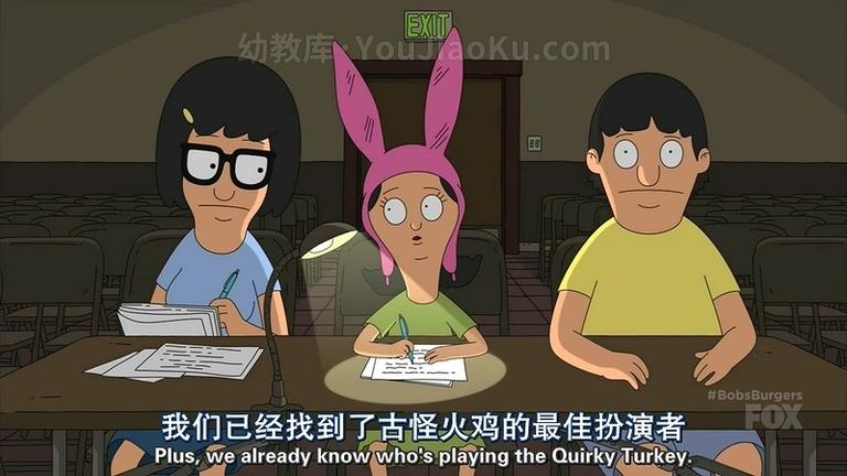 [图片4]-美国动画片《开心汉堡店 Bob’s Burgers》第七季全22集 英语中英双字 720P/MP4/4.82G 动画片开心汉堡店全集下载插图-幼教社 - 专业的幼儿早教资料下载基地