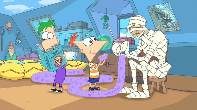 [图片2]-英文动画片《飞哥与小佛 Phineas and Ferb》第1季全26集 英文版 720P/MKV/17.26GB 动画片飞哥与小佛全集下载插图-幼教社 - 专业的幼儿早教资料下载基地