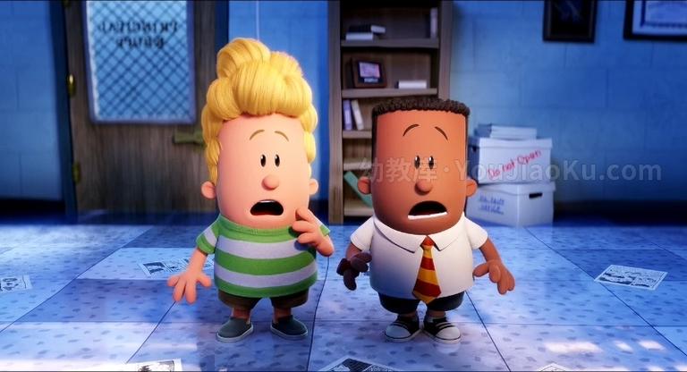 [图片4]-梦工场动画电影《内裤队长 Captain Underpants: The First Epic Movie 2017》英语中英双字 720P/MKV/1.01G 动画片内裤队长下载插图-幼教社 - 专业的幼儿早教资料下载基地