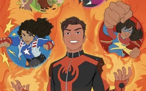 DC漫威动画电影《漫威崛起：火焰游戏 Marvel Rising: Playing with Fire 2019》英语中英双字 1080P/MP4/450M 动画片漫威崛起下载