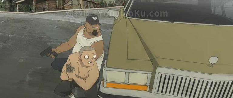 [图片4]-日本动画电影《外星人狙击战 Mutafukaz 2017》日语中英双字 1080P/MP4/1.3G 动画片外星人狙击战下载插图-幼教社 - 专业的幼儿早教资料下载基地