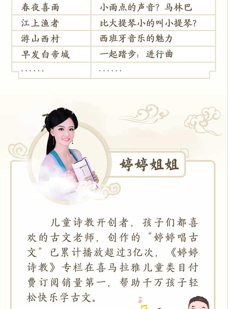 [图片6]-学科教育《婷婷唱古文 · 多才多艺》全82集MP3下载 婷婷唱古文·古诗儿歌 唐诗宋词百度云网盘插图-幼教社 - 专业的幼儿早教资料下载基地