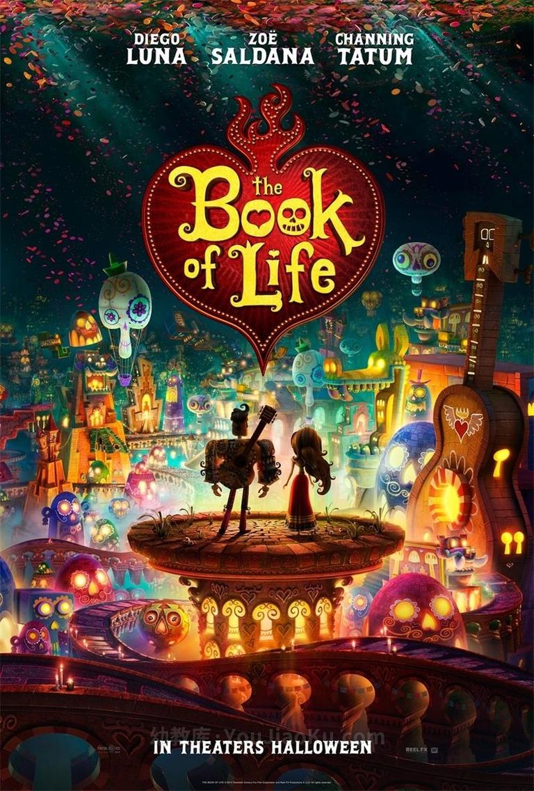 [图片1]-美国动画电影《生命之书 The Book of Life 2014》英语中英双字 720P/MP4/1.7G 动画片生命之书下载插图-幼教社 - 专业的幼儿早教资料下载基地