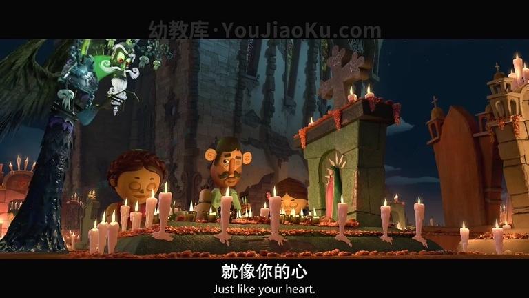 [图片2]-美国动画电影《生命之书 The Book of Life 2014》英语中英双字 720P/MP4/1.7G 动画片生命之书下载插图-幼教社 - 专业的幼儿早教资料下载基地