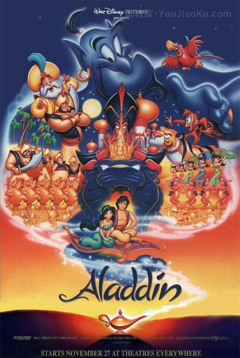 [图片1]-迪斯尼动画电影《阿拉丁 Aladdin 1992》国粤英三语中英双字 720P/MP4/3.2G 动画片阿拉丁下载插图-幼教社 - 专业的幼儿早教资料下载基地