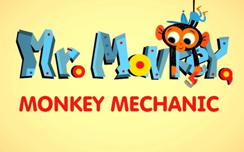 英文动画片《猴子修理工 Mr.Monkey Monkey Mechanic》第一季全12集 英语英字 720P/MP4/260M 动画片猴子修理工全集下载