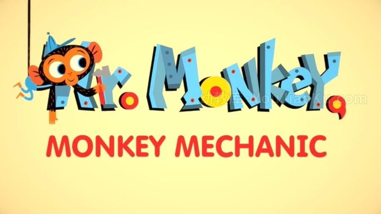 [图片1]-英文动画片《猴子修理工 Mr.Monkey Monkey Mechanic》第二季全11集 英语版 720P/MP4/300M 动画片猴子修理工全集下载插图-幼教社 - 专业的幼儿早教资料下载基地