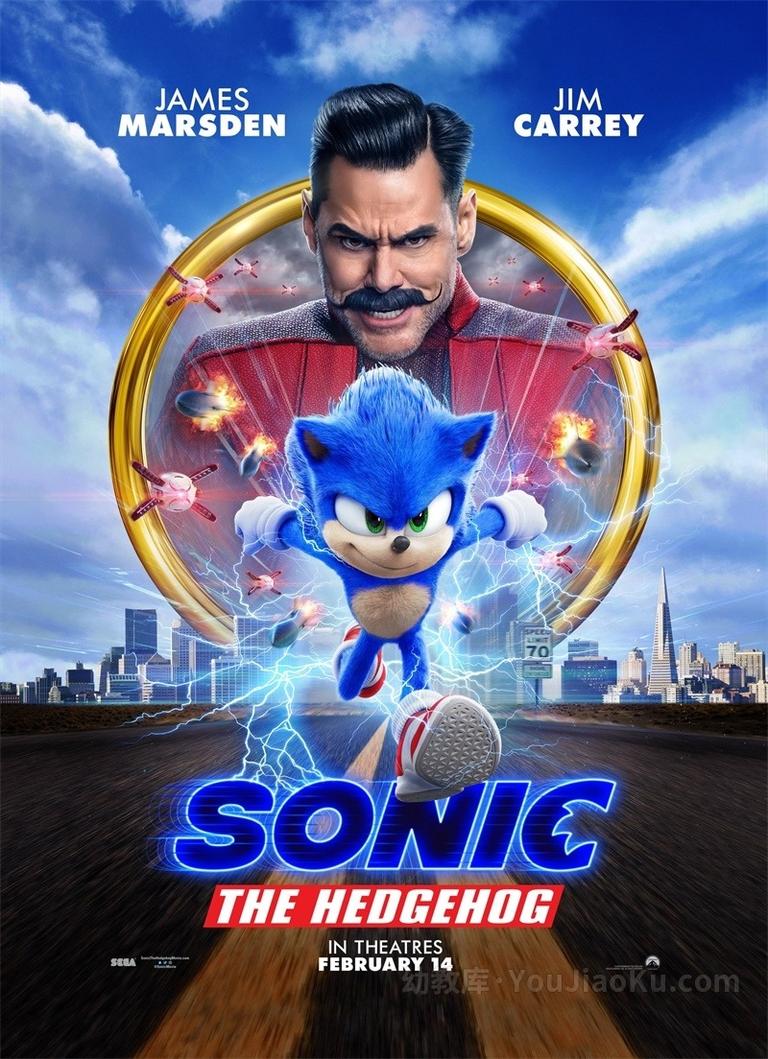 [图片1]-真人动画电影《刺猬索尼克 Sonic the Hedgehog》全1集 英语中字 720P/MP4/2.1G 动画片刺猬索尼克全集下载插图-幼教社 - 专业的幼儿早教资料下载基地